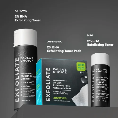 Miniatura 8 de Paula's Choice SKIN PERFECTING 2% BHA Salicylic Acid Exfoliating Pads - Facial Exfoliant Pads for Blackheads, Enlarged Pores, Wrinkles & Fine Lines