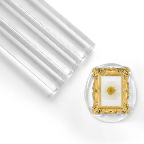 Miniatura 13 de UNIQOOO - Barras de cera mini para pistola de pegamento para sello de cera – Oro metálico prosecco, ideal para invitaciones de boda, tarjetas