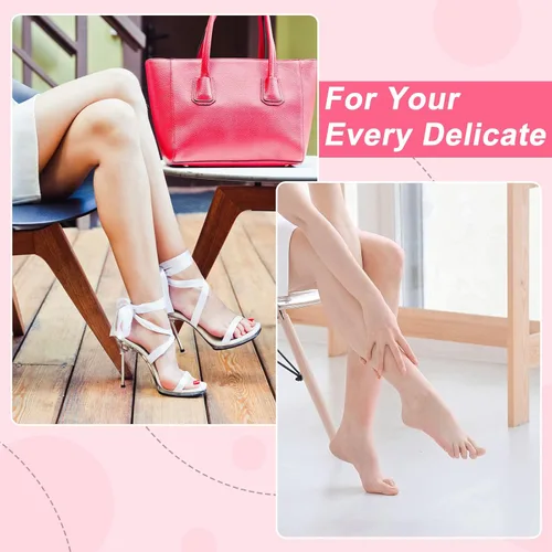 Miniatura 5 de SATINIOR 3 pares de calcetines de silicona para pies secos y agrietados, para terapia de pies, spa, pedicura, calcetines de silicona reparadores