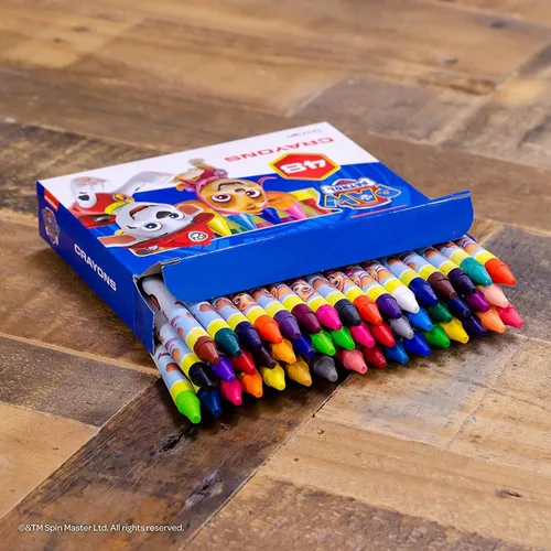 Miniatura 3 de Paw Patrol Libro gigante para colorear con crayones 192p para colorear con 48 crayones incluidos