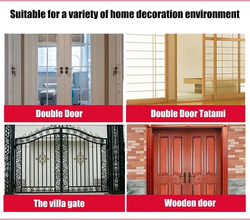 Miniatura 7 de Cerradura de puerta oculta, acero inoxidable 304 plateado 304 de 8 pulgadas de seguridad para puerta, cerradura de perno deslizante de puerta