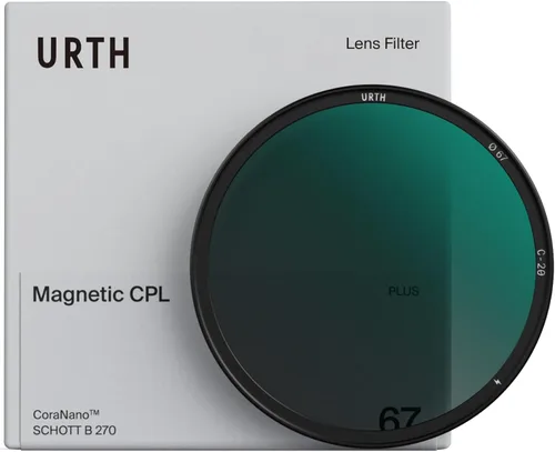 Urth Filtro de lente polarización circular magnética (CPL) de 1.535 in (Plus+) - 20 capas nano-revestido, diseño delgado para polarización de lentes