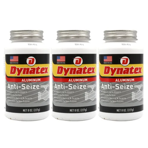 Miniatura 11 de Dynatex Lata de aluminio antiagarrotamiento de 8 onzas, uso general, evita la corrosión por agallas, resistente al calor y a la presión, aluminio