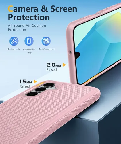 Miniatura 802 de FNTCASE Funda para iPhone 17 Pro: Fundas delgadas translúcidas de color azul claro compatibles con MagSafe, protección completa de la cámara