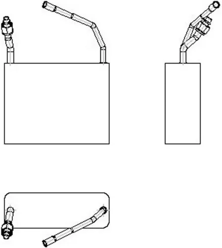 Miniatura 2 de TYC Núcleo de calentador 96038 compatible con Jeep Wrangler 1987-1995