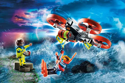 Miniatura 2 de Playmobil Rescate de buceadores con dron