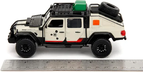 Miniatura 7 de Jada Jurassic World Dominion 1:32 Jeep Gladiator - Auto fundido a presión, juguetes para niños y adultos