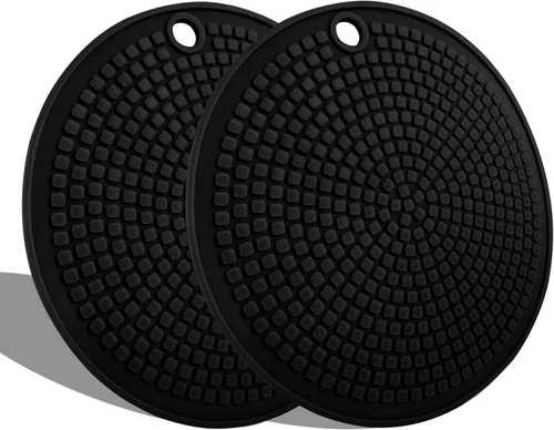 Miniatura 13 de Salvamanteles de silicona extra gruesos resistentes al calor, manoplas para horno, salvamanteles para platos calientes, almohadillas calientes