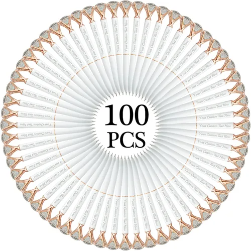 Miniatura 40 de Hasta 100 bolígrafos de diamante personalizados a granel con nombre, bolígrafo de impresión personalizada con logotipo de negocios grabado, mensaje