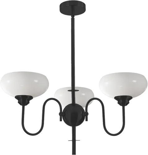 Miniatura 15 de BOKT Candelabro Francés de Oro y Blanco Moderno de 3 Luces para Comedor Sobre Mesa Candelabros Vintage para Vestíbulo Ajustables