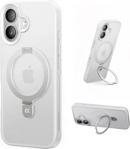 Miniatura 71 de CASEKOO- Funda para iPhone 15 c/soporte magnético invisible [protecc. militar contra caídas] [compatible c/MagSafe], a prueba de impactos, delgada