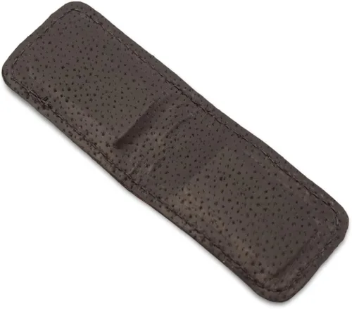 Miniatura 4 de Pinza magnética de cuero de avestruz hecha a mano