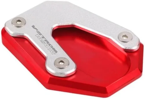 Miniatura 2 de TEMKIN W Motorcycle Kickstand Foot Side Stand Extension Pad Support Plate Enlarge Stand for Suzuki Vstrom 1050 V-Strom 1050XT 1050 XT Y