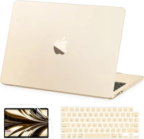Miniatura 13 de AKIT Funda compatible con MacBook Air de 13 pulgadas M5 2026 2025-2022 M4/M3/M2 A3449 A3240 A3449 A3113 A2681, funda rígida delgada para laptop