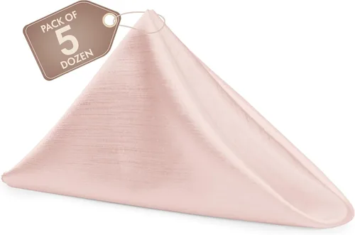 Miniatura 20 de Ultimate Textile -1 docena de servilletas reversibles Shantung Satin - Majestic - Servilletas de tela Majestic de 17 x 17 pulgadas, color marrón