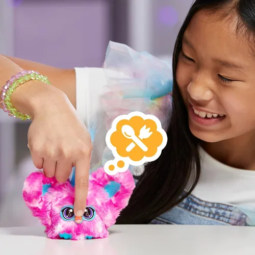 Miniatura 8 de Furby Furblets Dah-Tee Mini Friend, más de 45 sonidos, música country, solo habla furbish, juguetes de peluche electrónicos para niñas y niños