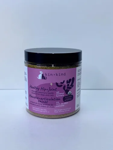 Miniatura 7 de kin+kind Probióticos + paquete de cadera y articulaciones para perros y gatos – Apoyo natural digestivo y articular con prebióticos, fibra y cúrcuma