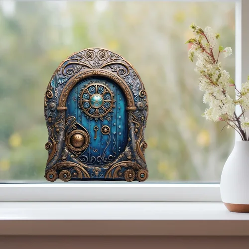 Miniatura 3 de Astral Space House - Adhesivo de pared para puerta de hadas