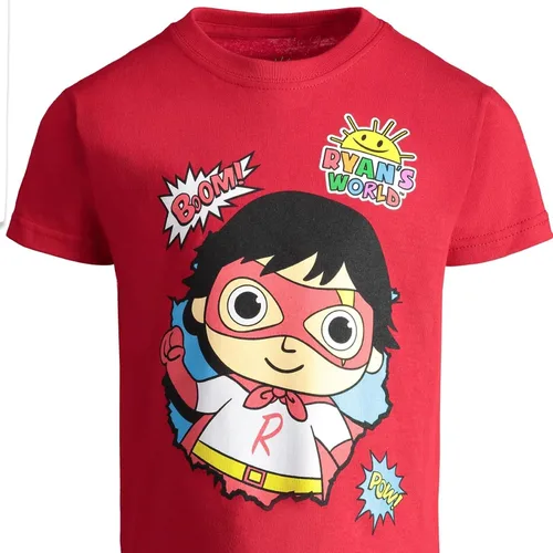 Miniatura 2 de RYANS WORLD Paquete de 2 camisetas gráficas Rojo