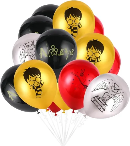 Miniatura 13 de Ainiv 15 globos de fiesta gruesos azules con cinta y confeti, globos metálicos de látex para baby showers, bodas, graduaciones y cumpleaños