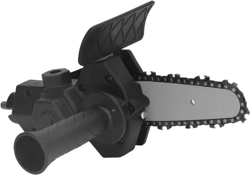 Miniatura 9 de Herramienta adaptadora de conversión de taladro eléctrico a motosierra, cabezal de fijación de sierra de cadena modificada para corte de carpintería