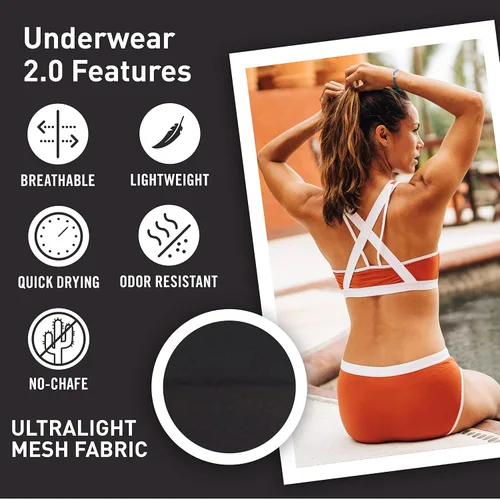 Miniatura 4 de ExOfficio Give-N-Go 2.0 Sport Mesh Bikini Cut Brief para mujer