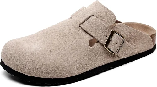 Miniatura 9 de Zuecos para mujer, Zuecos para mujer - Mules de casa con soporte de arco y hebilla ajustable