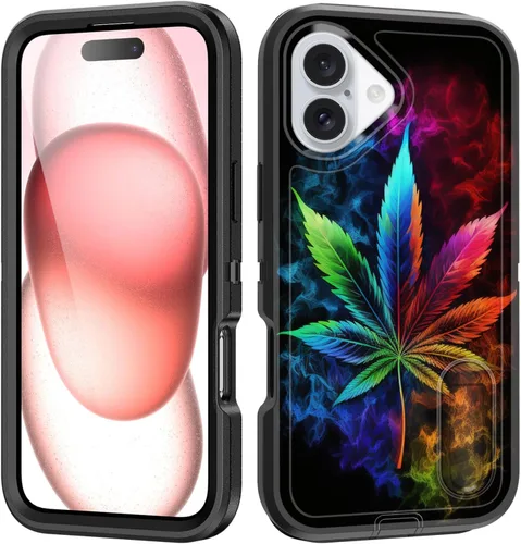 Miniatura 168 de Funda para iPhone Air con soporte integrado, a prueba de golpes, polvo y caídas, 3 capas, grado militar, funda protectora para iPhone Air de 6.5