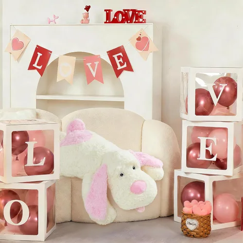 Miniatura 2 de MorisMos Animales de Peluche de Perro Gigante, Perro de Peluche Grande de 31 pulgadas, Almohada Suave de Cachorro Grande de Peluche, Regalos