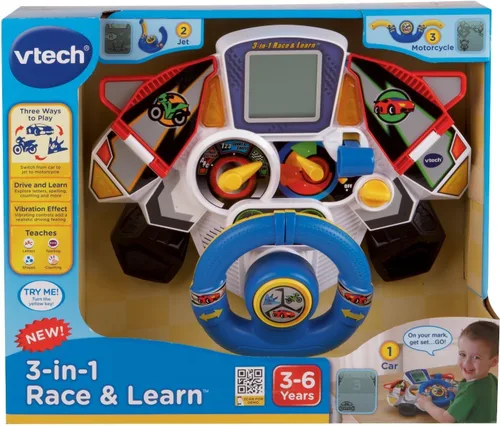 Miniatura 7 de VTech Carrera y aprende 3 en 1, azul
