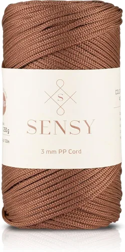 Miniatura 29 de Sensy - Cuerda de poliéster prémium de 0.118 pulgadas (0.118 in), 131 yardas, 100% polipropileno, cordón de macramé, cuerda de ganchillo de 0.118