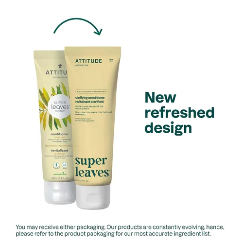 Miniatura 2 de ATTITUDE Acondicionador clarificante para el cabello, restaura el brillo, ingredientes derivados naturalmente, desenredante vegano, probado