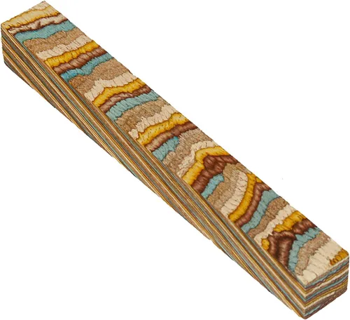 Penn State Industries PKEZLAM40 - Lápiz en blanco laminado de grano de color, 5/8 "x 5/8" x 5" (suroeste)