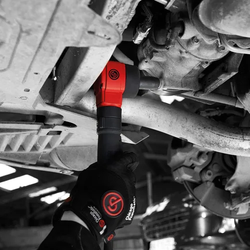 Miniatura 7 de Chicago Pneumatic CP7737 Llave de impacto angular de 1/2 pulgada, martillo único, accionamiento directo, par máximo de 221 ft.lb, 9000 RPM