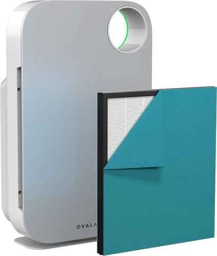 Miniatura 17 de OVAL AIR AIR1000A - Purificador de aire H13 True HEPA 5 en 1 de 3 etapas para alérgenos, polvo, mascotas, alergias, olor, humo, polen, habitaciones