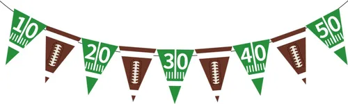 Miniatura 8 de Decoraciones de fiesta de fútbol, juego de suministros para fiesta de fútbol con platos, servilletas, pancarta y mantel, kit de decoración de fiesta