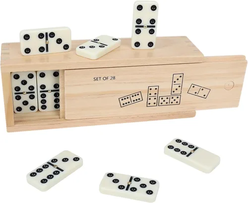 Miniatura 7 de GOTHINK Juego de Dominó Doble 6 Portátil para Adultos con Caja de Almacenamiento, 28 Fichas, Juego de Dominó para Viajes de Vacaciones