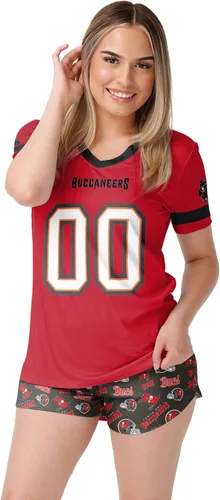 Miniatura 10 de FOCO NFL womens Nfl Team Logo Ladies Gameday Ready Jersey Pajama Set