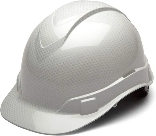 Miniatura 16 de Pyramex Ridgeline Cap Style 4 Point Ratchet Hard Hat Azul claro
