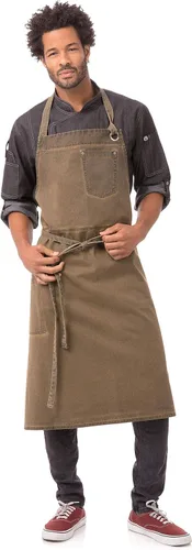 Miniatura 15 de Chef Works Delantal con pechera unisex Dorset Chefs