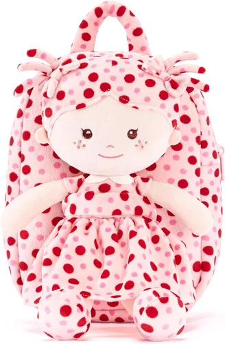 Miniatura 9 de Onetoo Mochila para niños pequeños, regalos de regreso a clases, mochilas para niñas y niños con muñecas de bebé ligeras y suaves en vestido