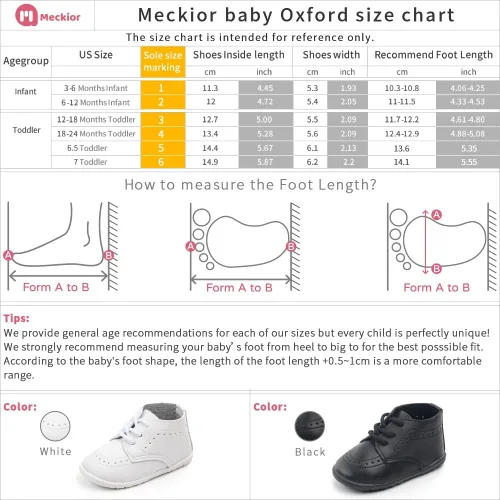 Miniatura 6 de Meckior Mocasines clásicos de piel sintética para niños y niñas, zapatos de vestir Oxford para niños y niñas, zapatos de vestir planos para caminar