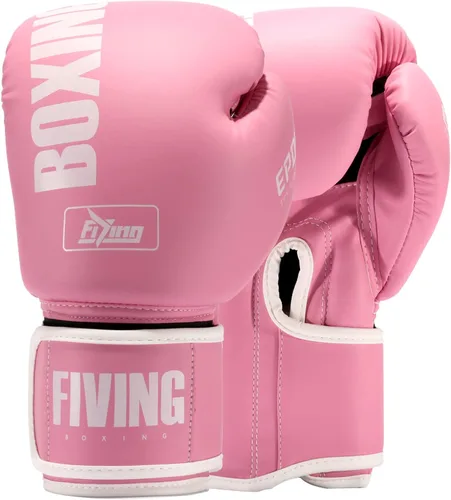 Miniatura 8 de Guantes de boxeo estilo profesional para mujeres, de cuero PU, para entrenamiento de Muay Thai, Sparring, lucha de kickboxing, guantes para saco