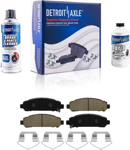 Miniatura 100 de Detroit Axle - Pastillas de freno traseras para Mercedes-Benz C230 C240 C280 C320 C350 CLK320 CLK350 CLK430 E300 E320 E420 E430 SLK350, pastillas