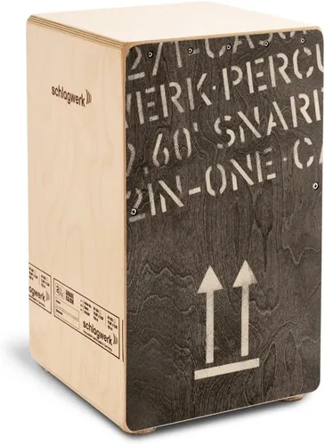 Schlagwerk CP403 cajon repicador 2-en-1 – Mediano, Negro, L
