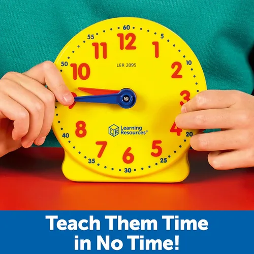 Miniatura 3 de Learning Resources Big Time reloj de estudiante, 12 horas