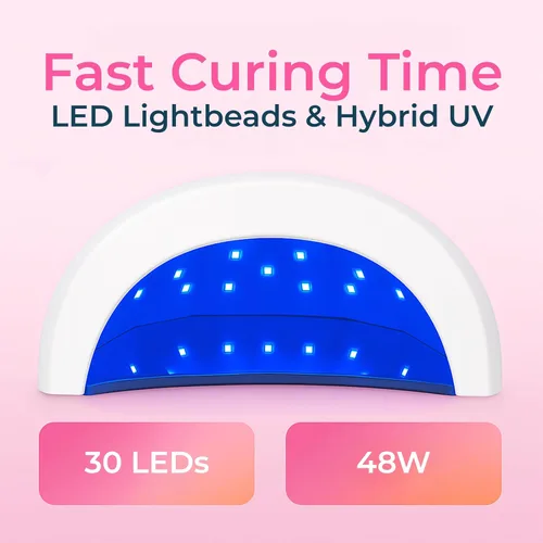 Miniatura 5 de VISOFO Lámpara de uñas UV Led Light Gel Polaco Secador Escritorio Sun Curado rápido Belleza Tecnología Profesional Cura Herramientas de Arte