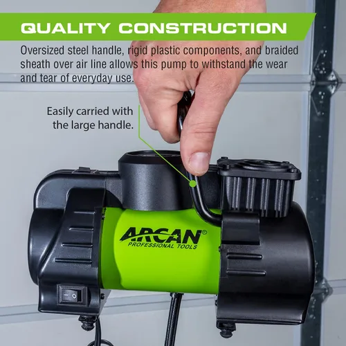 Miniatura 4 de Arcan Bomba de compresor de aire portátil 12V/DC (APACP12VDC)