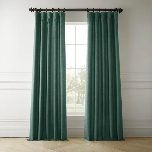 Miniatura 14 de HPD Half Price Drapes Cortinas italianas de lino sintético de 84 pulgadas de largo, cortinas de oscurecimiento para dormitorio y sala de estar, 50 x