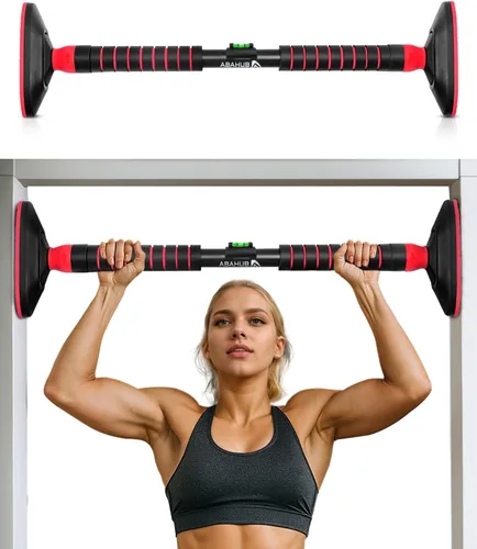 Miniatura 10 de Abahub Doorway Pull-Up Bar with Safety Lock, Home Use Heavy-Duty Door Frame Pull-Up Bar for Upper Body Workout, Adjustable Strength Training
